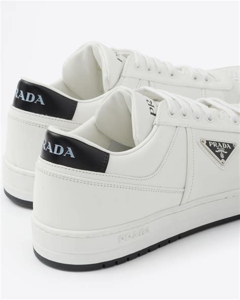 prada lug sneaker|prada downtown leather sneakers.